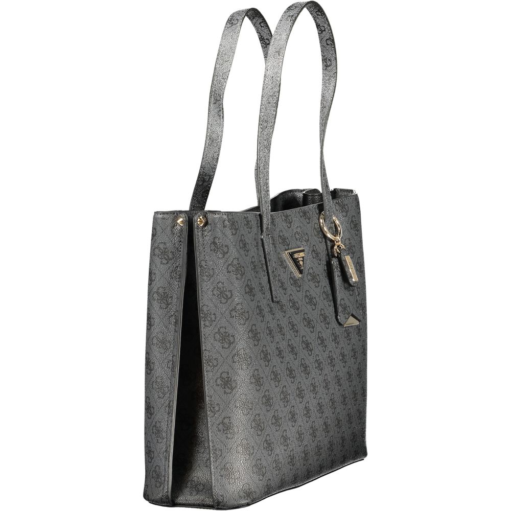 Guess Jeans "Nero Poliuretano Women's Handbag" - Luxury Boutique Co