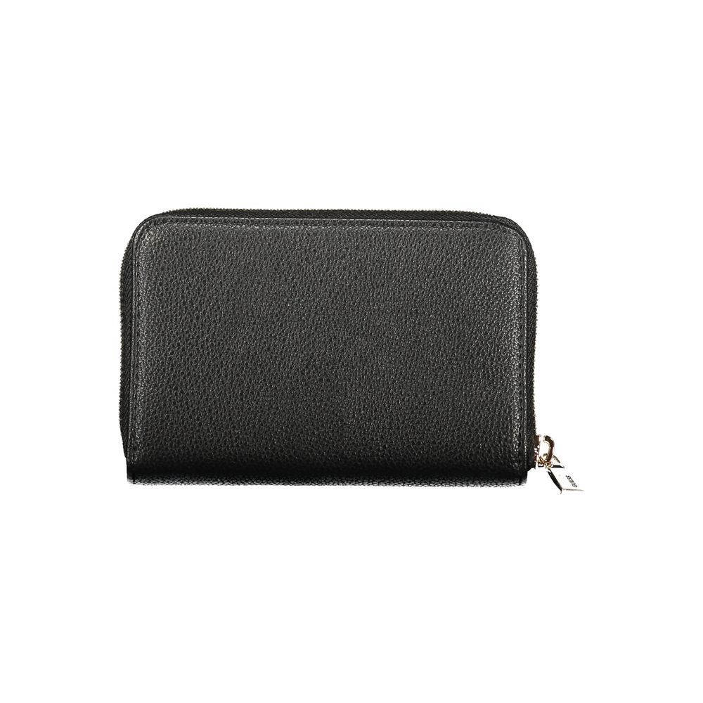 Guess Jeans Nero Poliuretano Women Wallet - Luxury Boutique Co
