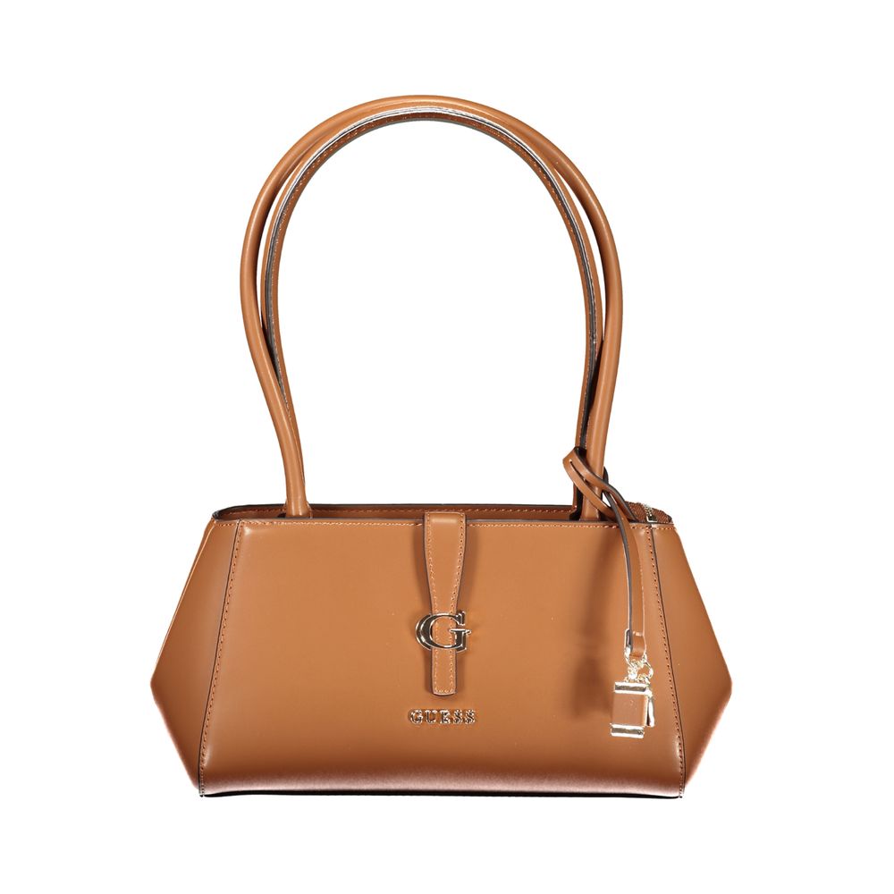 Guess Jeans Marrone Poliuretano Female Handbag - Luxury Boutique Co
