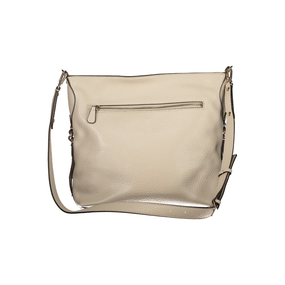 Guess Jeans Beige Polyurethane Women's Handbag - Luxury Boutique Co