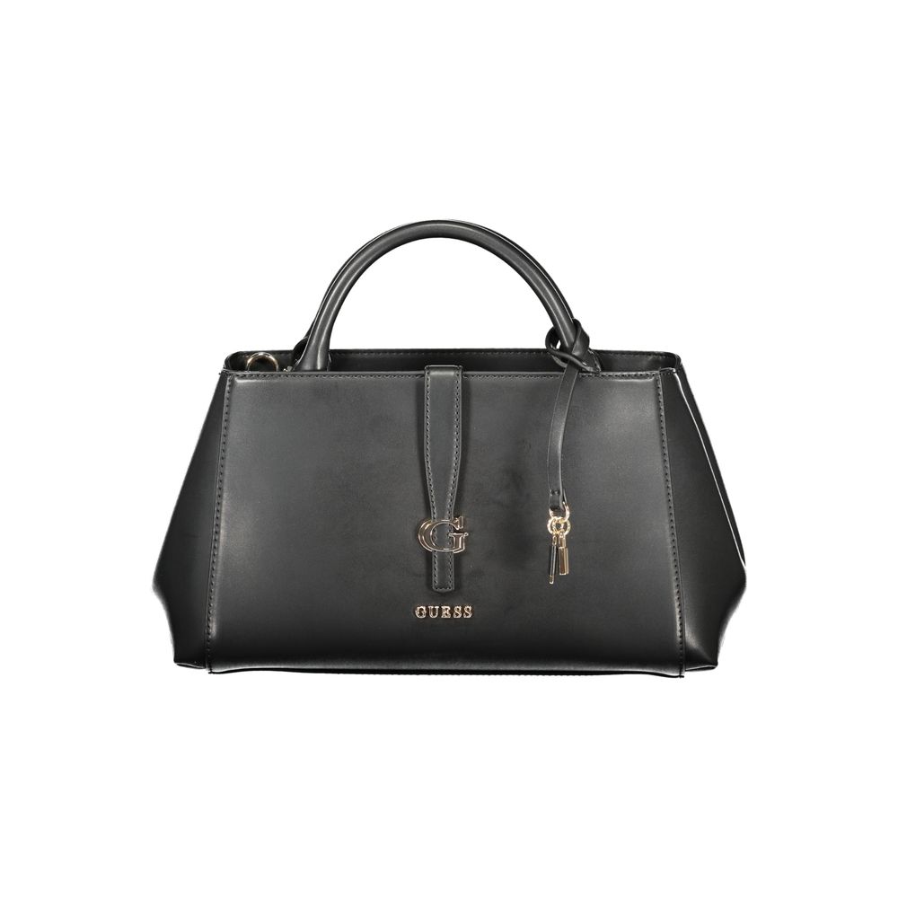 Guess Jeans Black Polyurethane Women Handbag - Luxury Boutique Co
