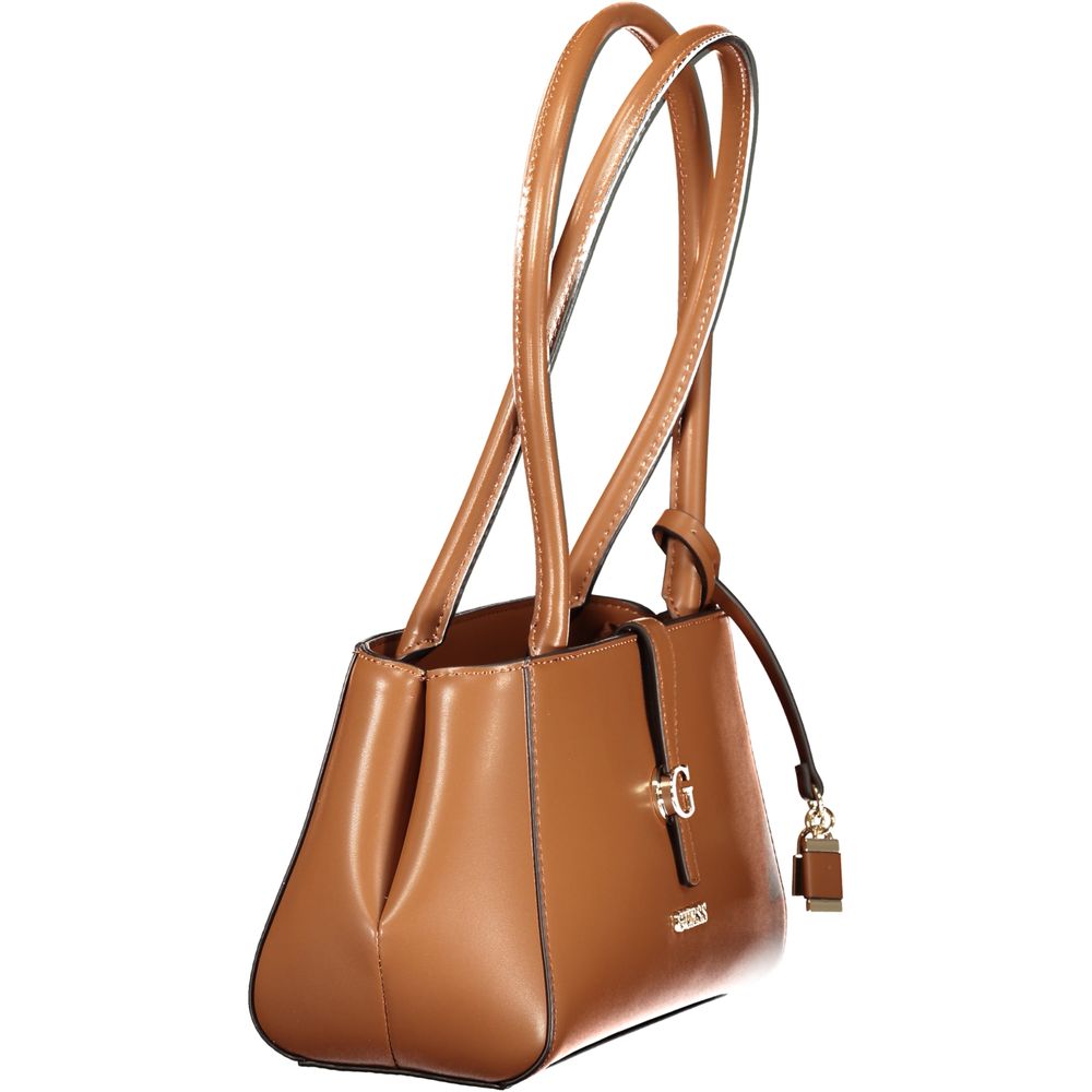 Guess Jeans Marrone Poliuretano Female Handbag - Luxury Boutique Co
