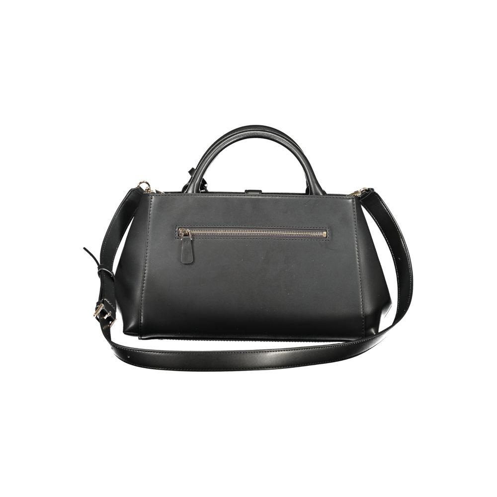 Guess Jeans Black Polyurethane Women Handbag - Luxury Boutique Co