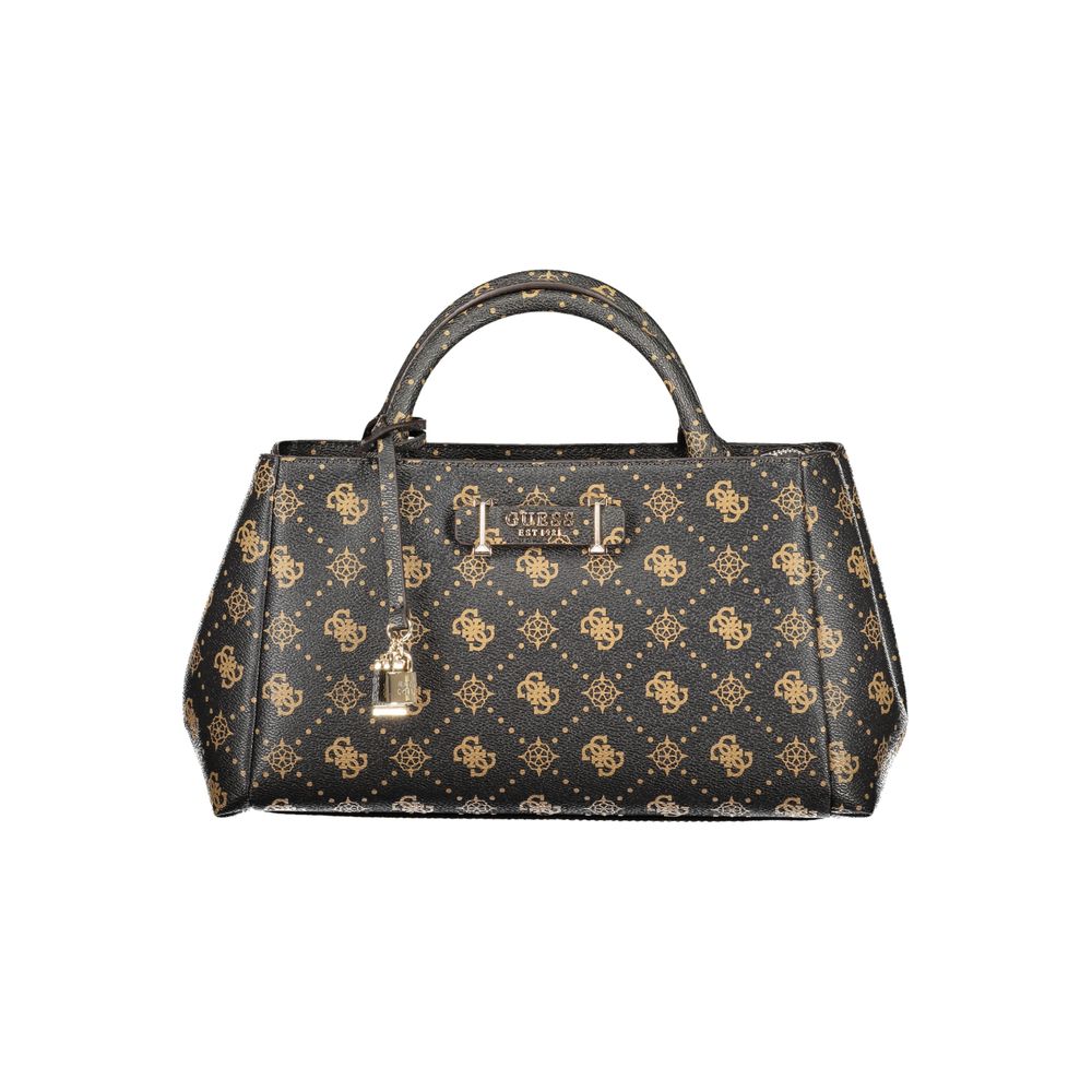 Guess Jeans Marrone Poliuretano Women Handbag - Luxury Boutique Co