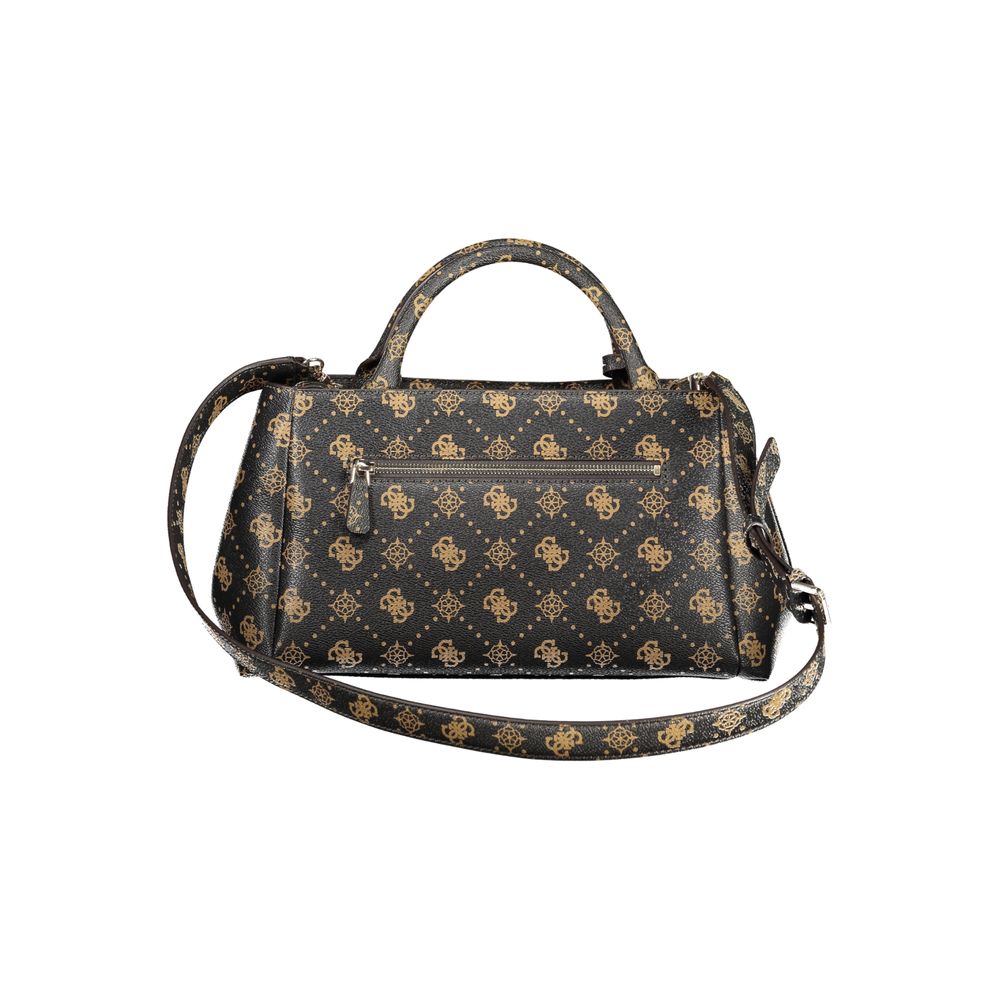 Guess Jeans Marrone Poliuretano Women Handbag - Luxury Boutique Co