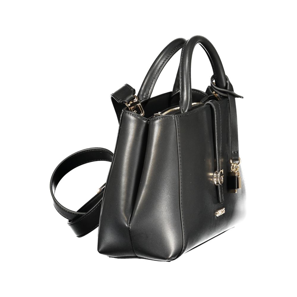 Guess Jeans Black Polyurethane Women Handbag - Luxury Boutique Co