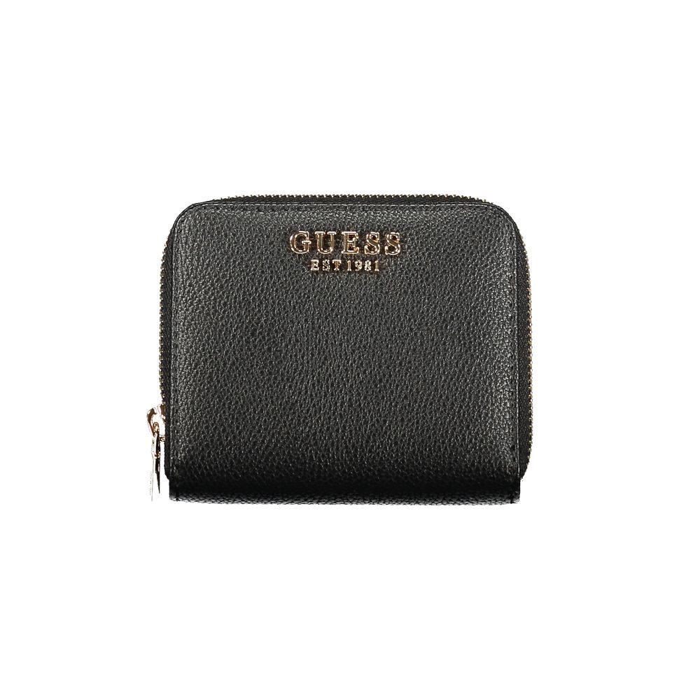 Guess Jeans Nero Poliuretano Women Wallet - Luxury Boutique Co