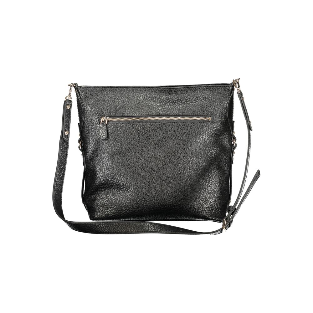Guess Jeans Black Polyurethane Women's Handbag - Luxury Boutique Co