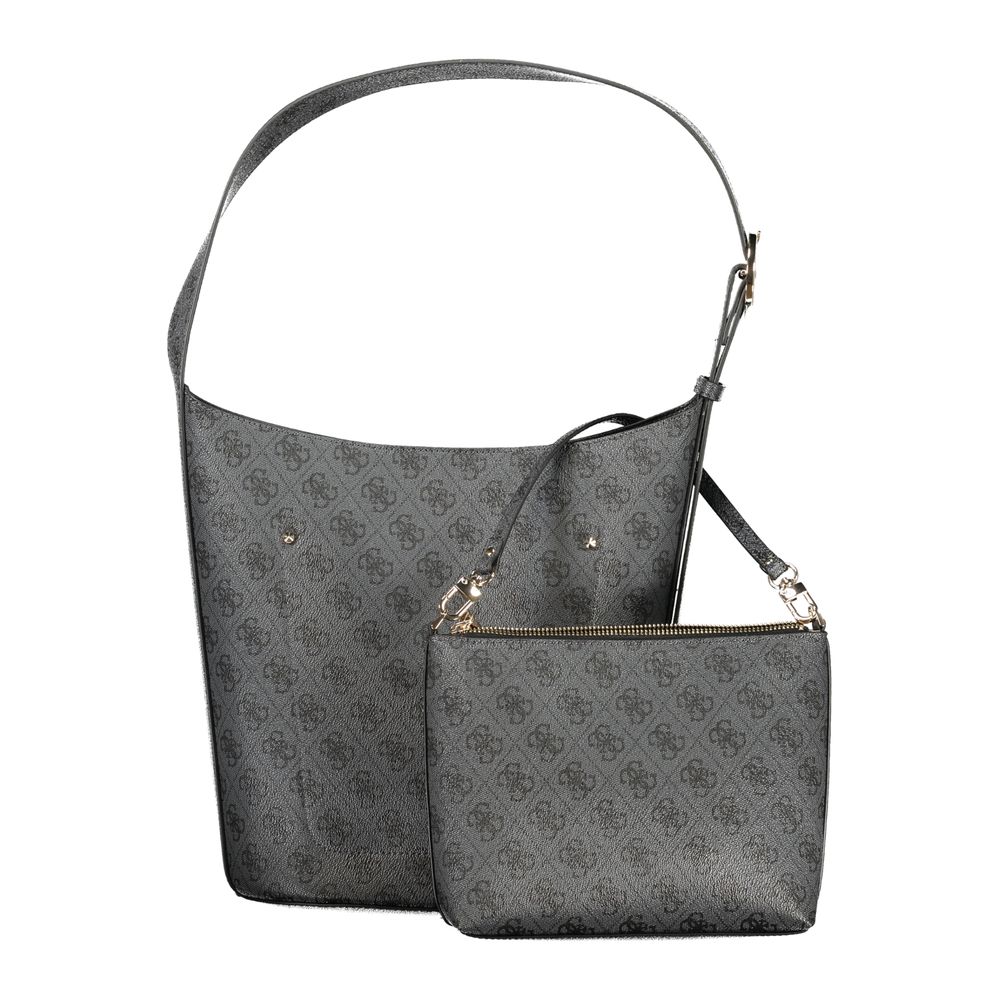 Guess Jeans Black Polyurethane Women Handbag - Luxury Boutique Co