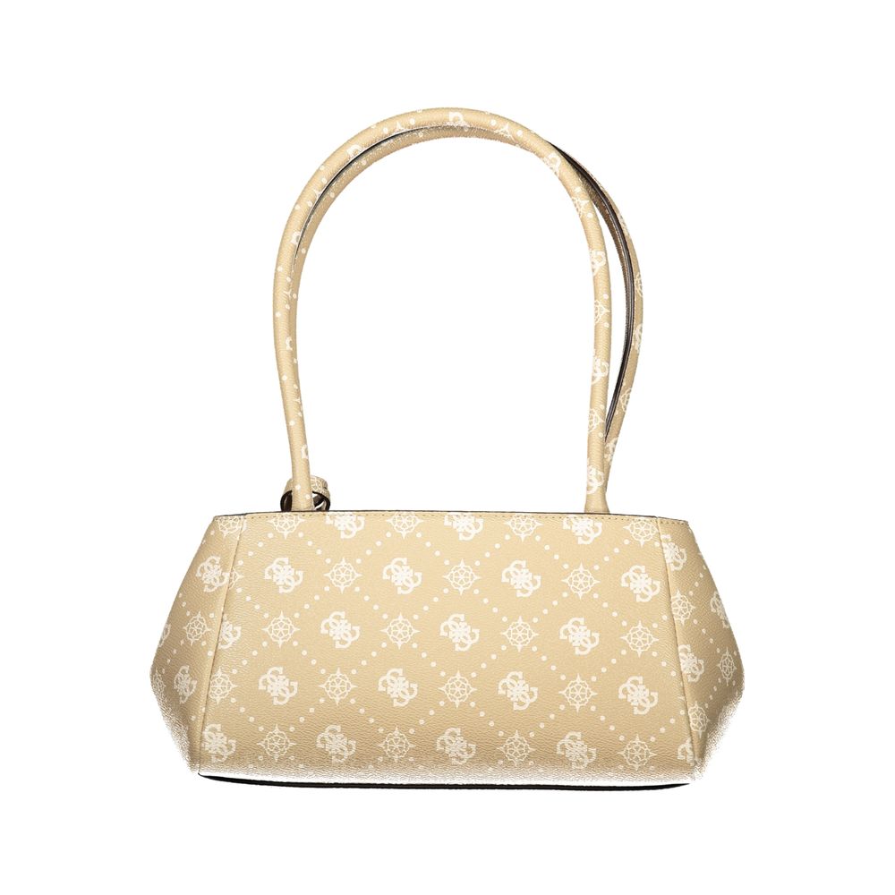 Guess Jeans Beige Polyurethane Women Handbag - Luxury Boutique Co