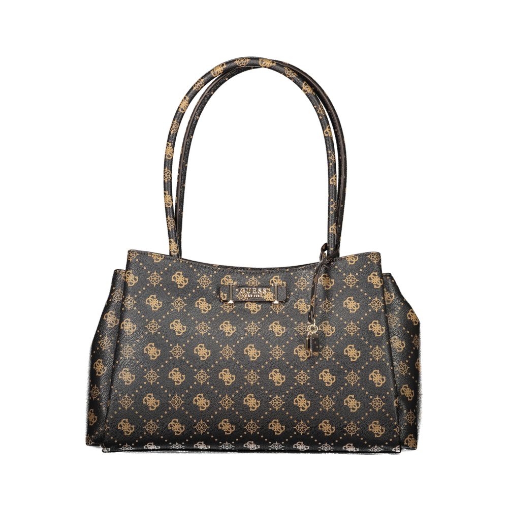 Guess Jeans Marrone Poliuretano Women Handbag - Luxury Boutique Co