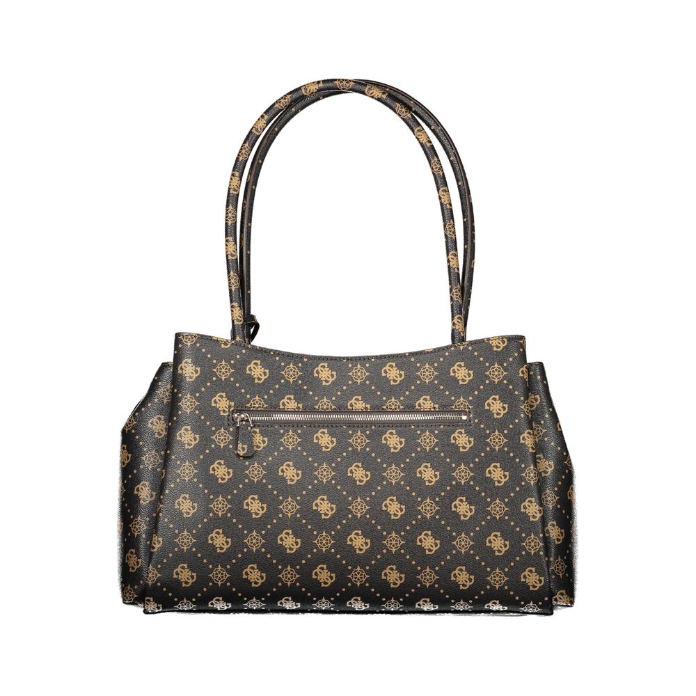 Guess Jeans Marrone Poliuretano Women Handbag - Luxury Boutique Co