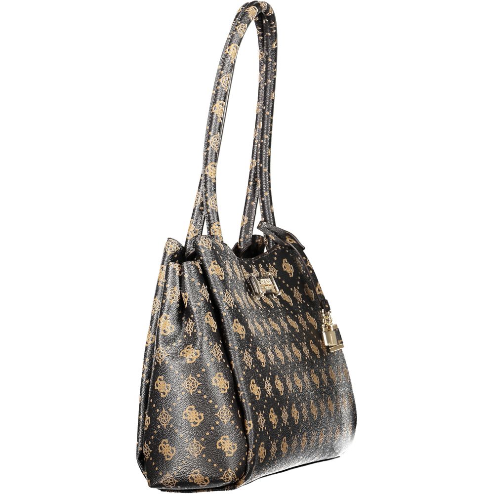 Guess Jeans Marrone Poliuretano Women Handbag - Luxury Boutique Co