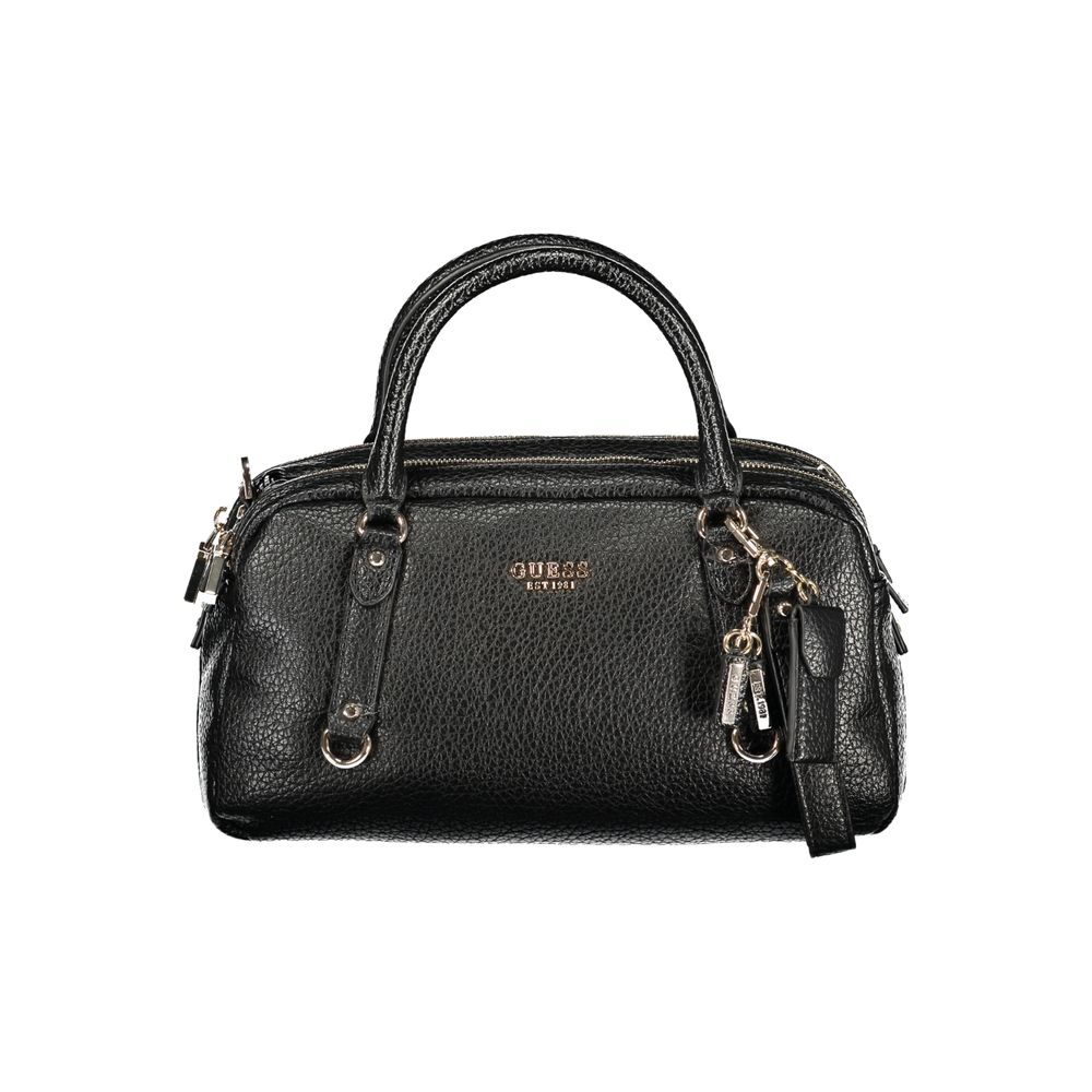 Guess Jeans Black Polyurethane Women Handbag - Luxury Boutique Co