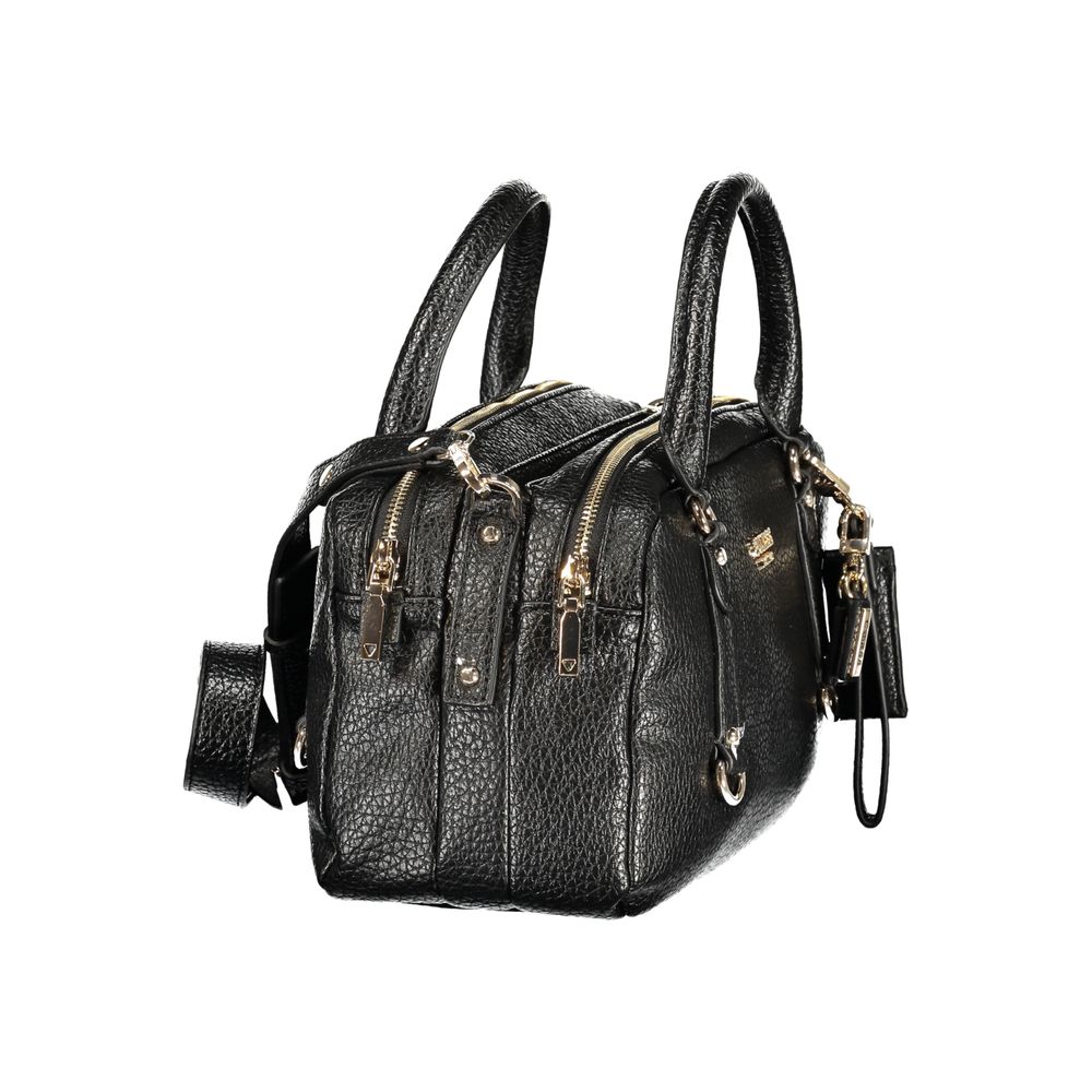 Guess Jeans Black Polyurethane Women Handbag - Luxury Boutique Co