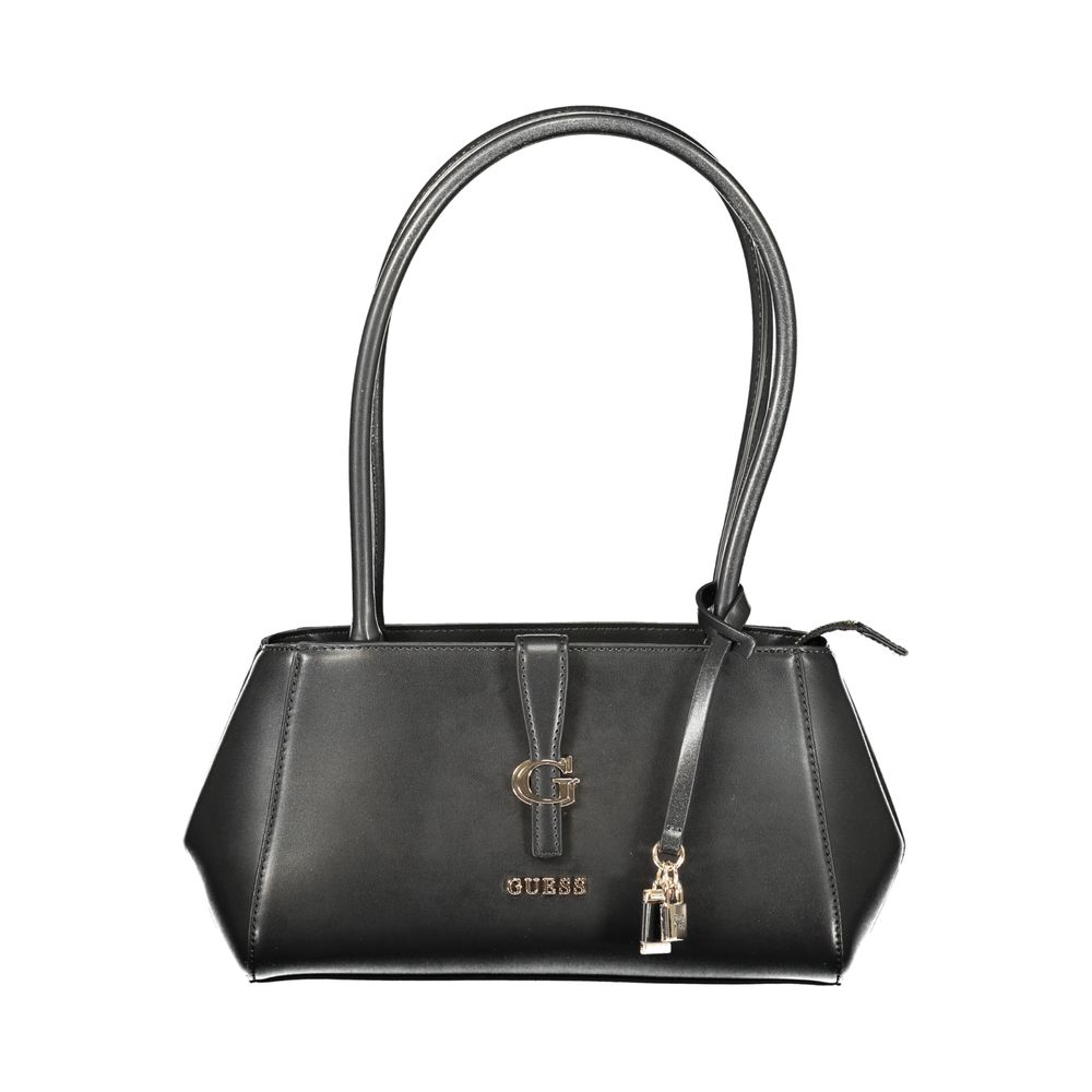 Guess Jeans Nero Poliuretano Donna Shoulder Bag - Luxury Boutique Co
