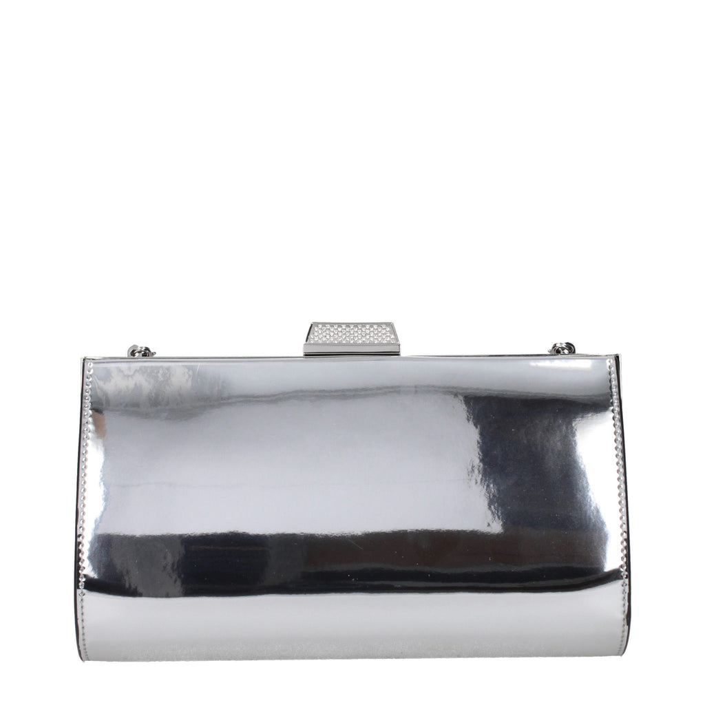 Jimmy Choo Gray Leather Clutch Bag - Luxury Boutique Co