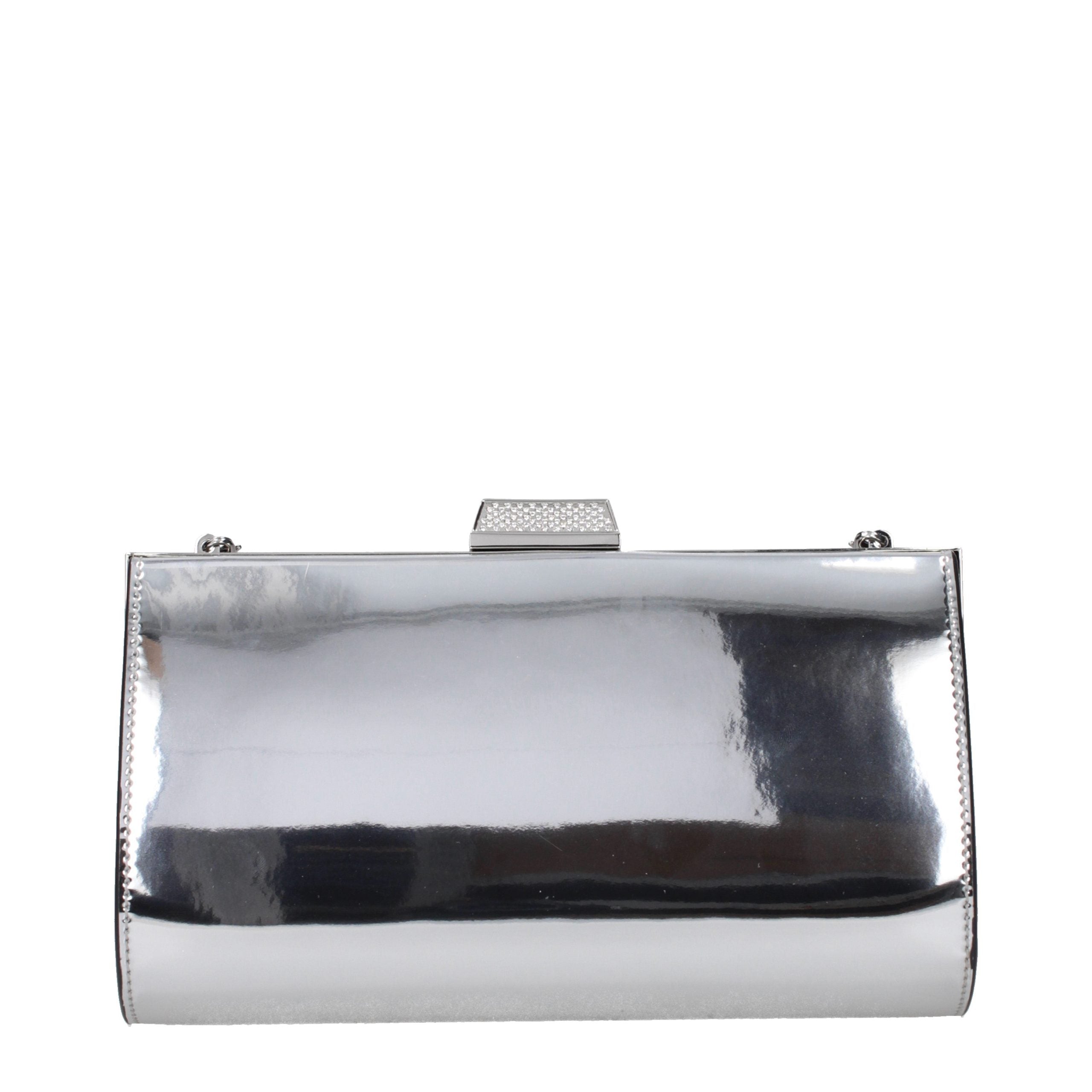 Jimmy Choo Gray Leather Clutch Bag - Luxury Boutique Co