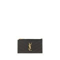 Saint Laurent Black Calf Leather Bos Taurus Wallet - Luxury Boutique Co