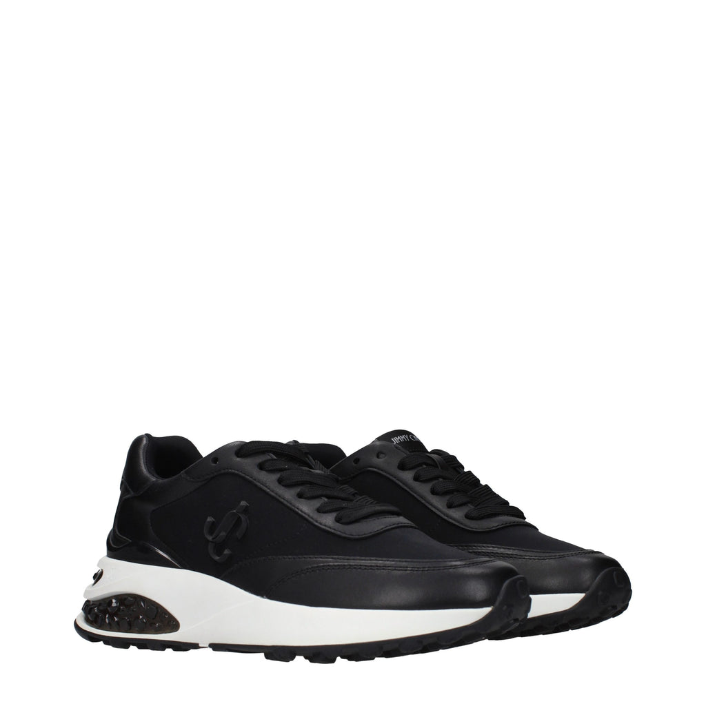 Jimmy Choo Black Fabric Athletic Sneakers - Luxury Boutique Co