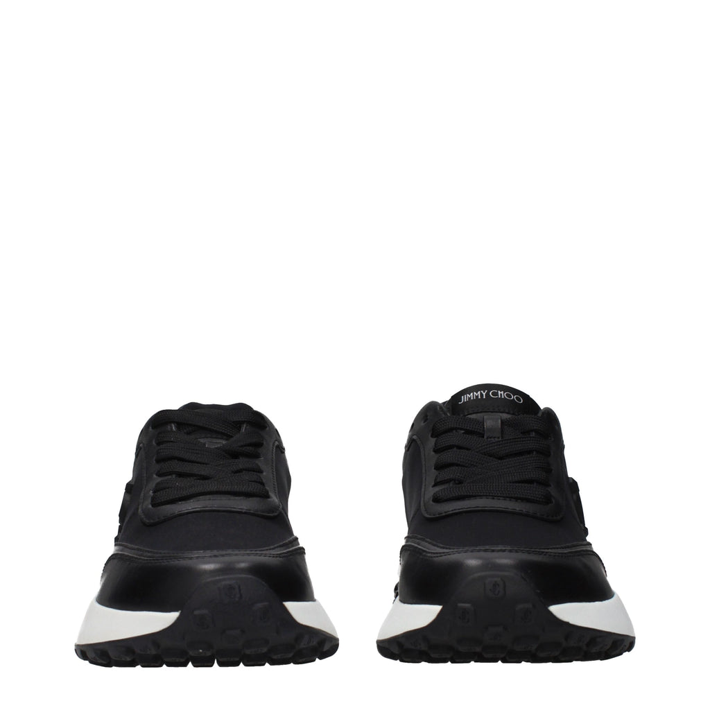 Jimmy Choo Black Fabric Athletic Sneakers - Luxury Boutique Co