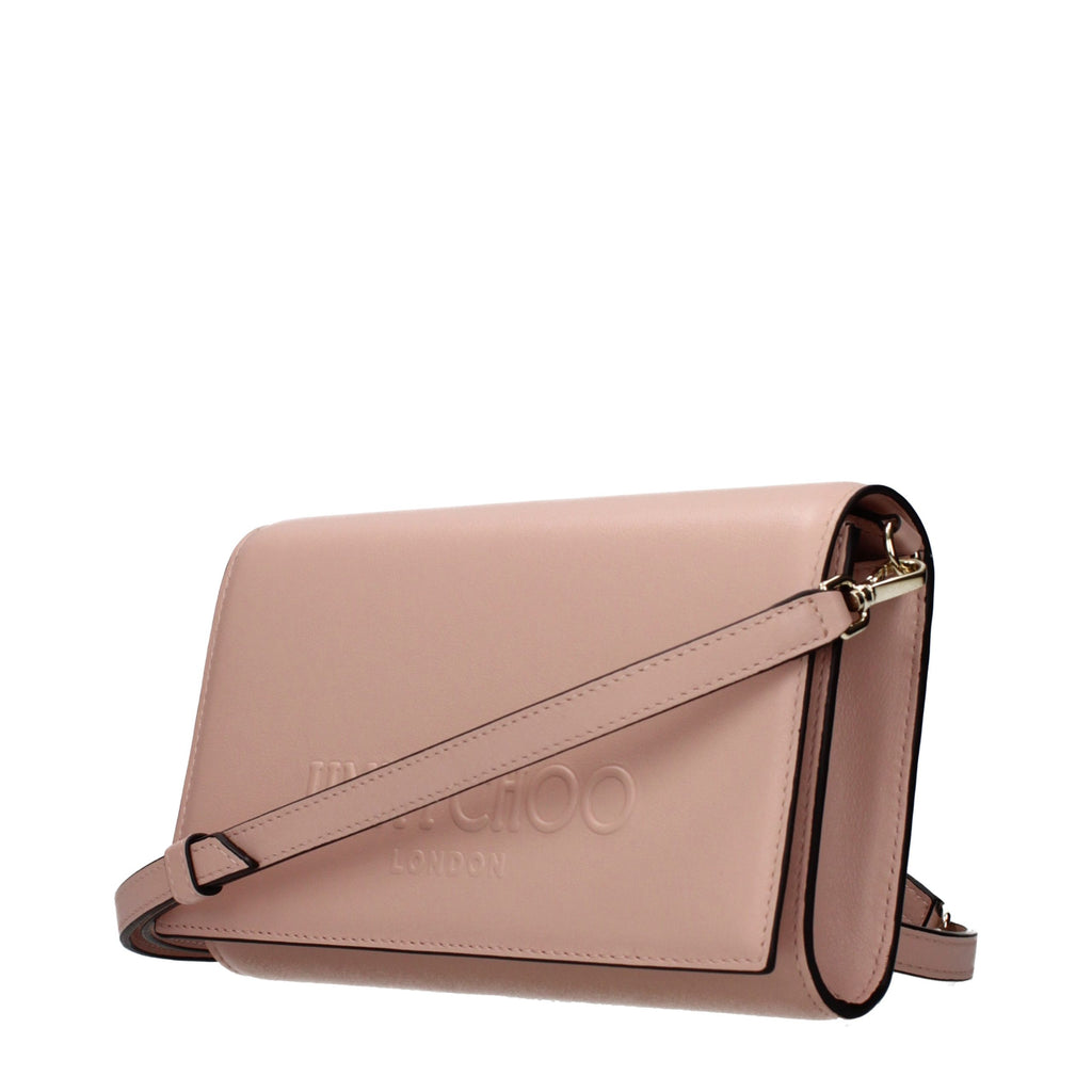 Jimmy Choo Pink Leather Clutch Bag - Luxury Boutique Co