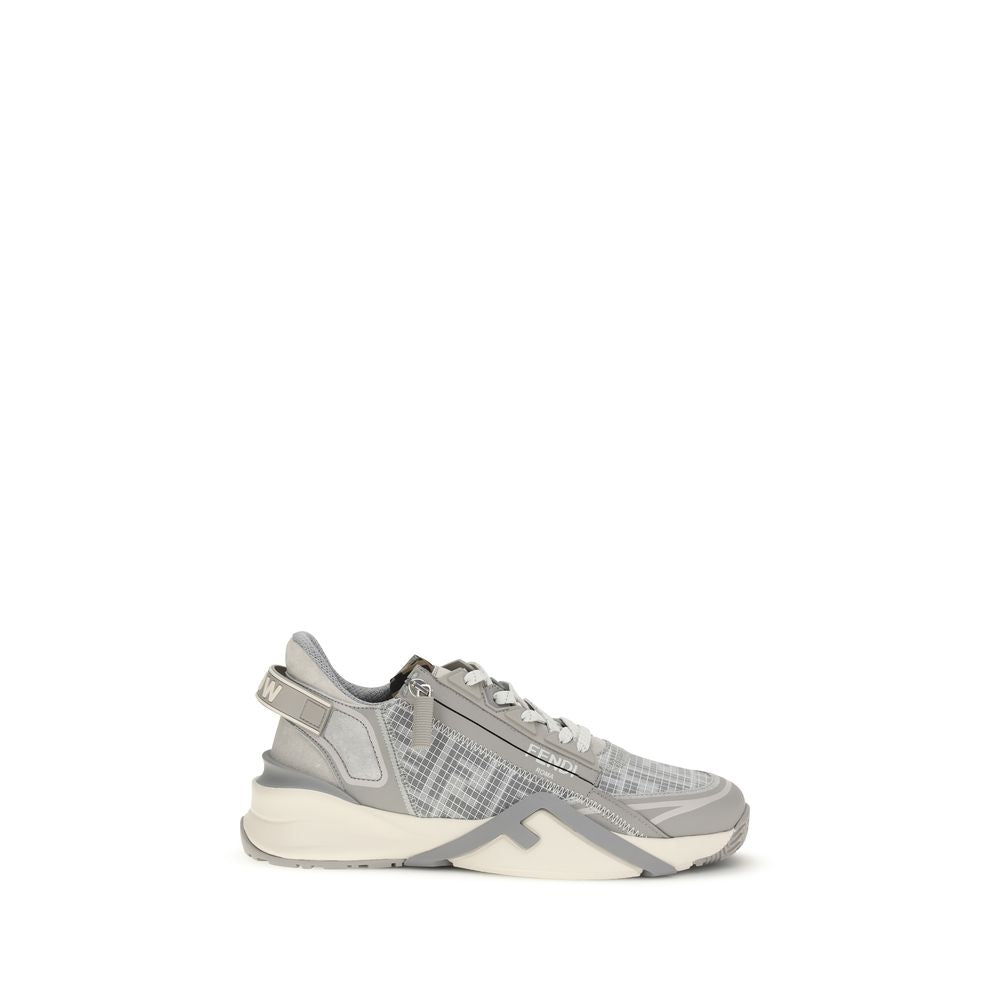 Fendi Gray Polyester Athletic Sneakers - Luxury Boutique Co