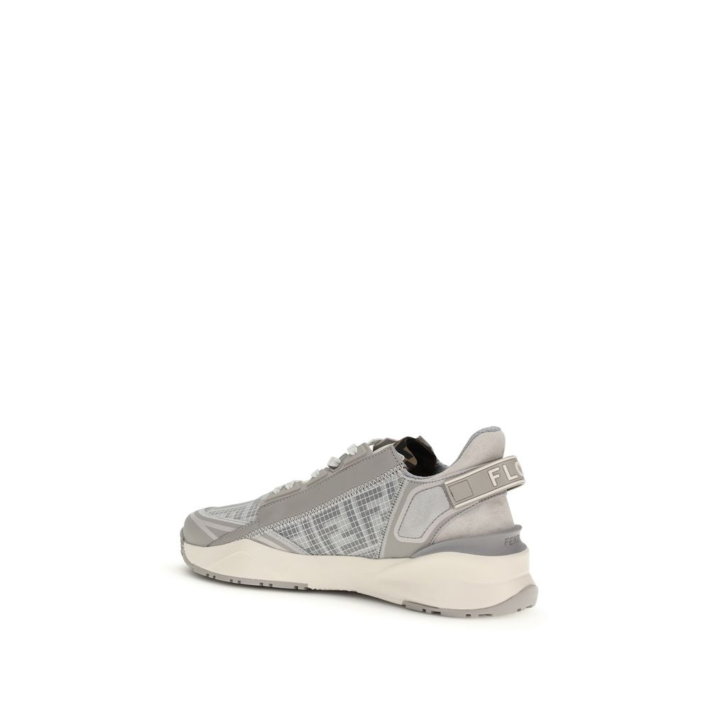 Fendi Gray Polyester Athletic Sneakers - Luxury Boutique Co