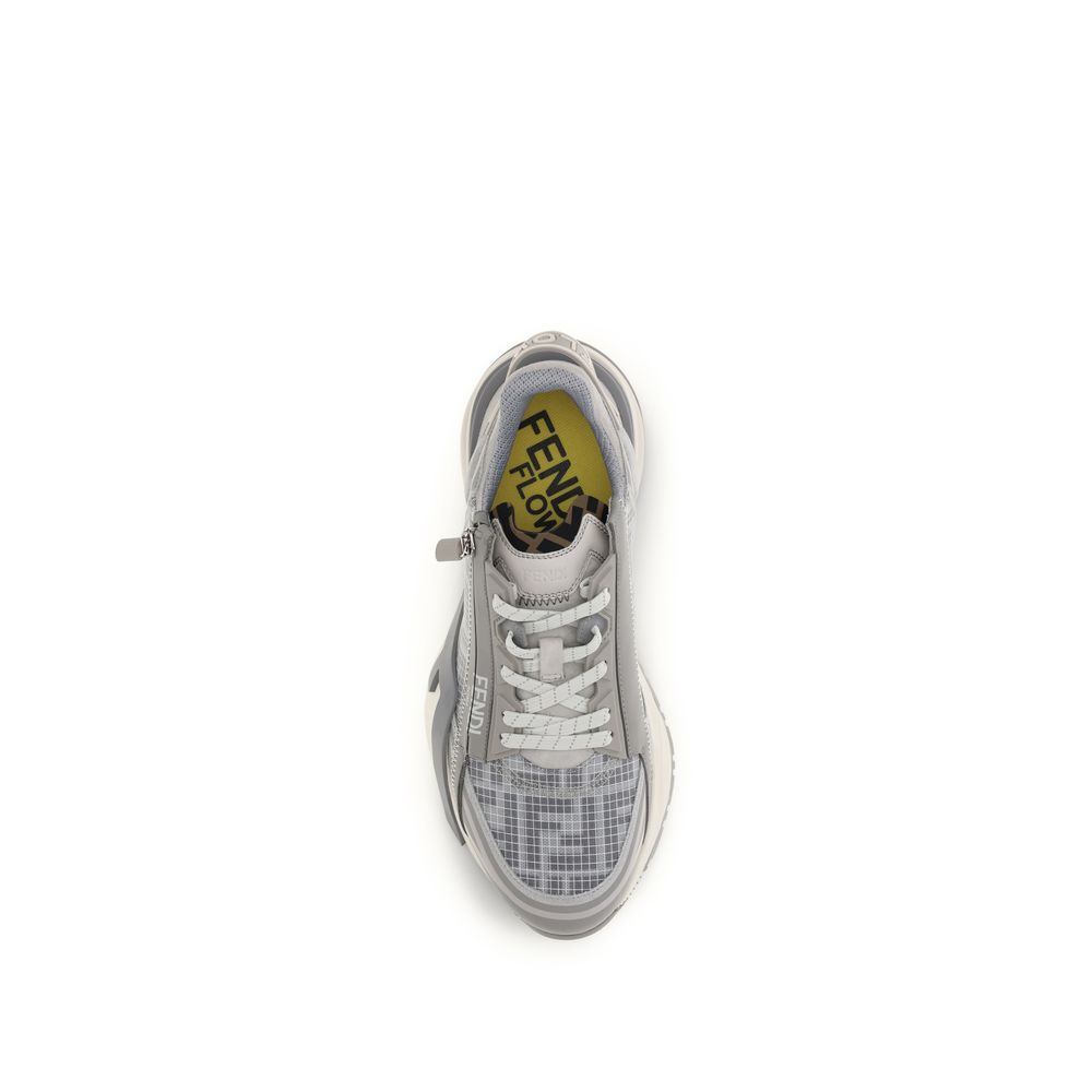 Fendi Gray Polyester Athletic Sneakers - Luxury Boutique Co