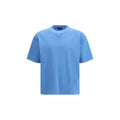 Prada Blue Cotton T-Shirt - Luxury Boutique Co