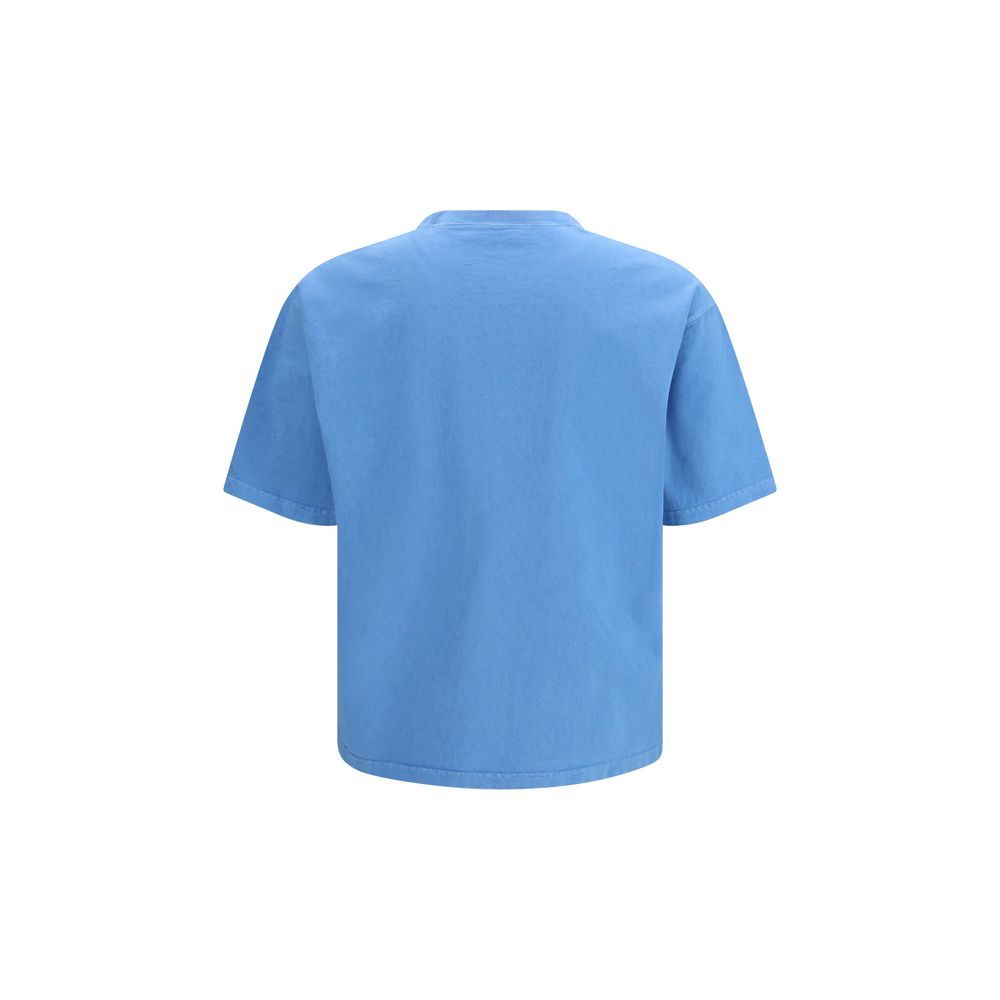 Prada Blue Cotton T-Shirt - Luxury Boutique Co