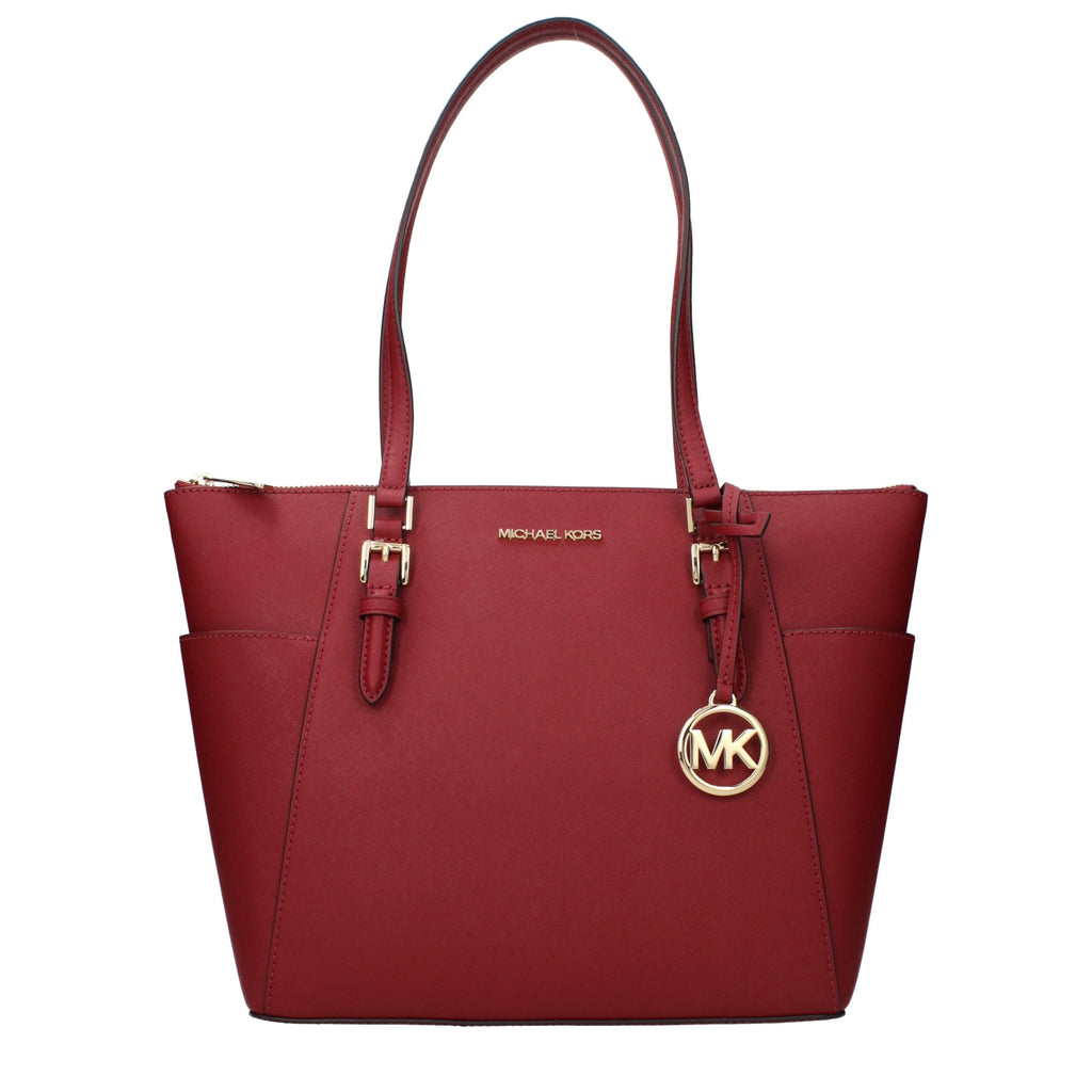 Michael Kors Red Leather Shoulder Bag - Luxury Boutique Co