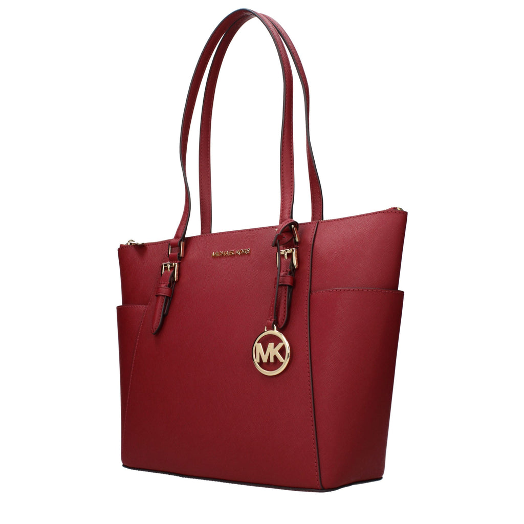 Michael Kors Red Leather Shoulder Bag - Luxury Boutique Co