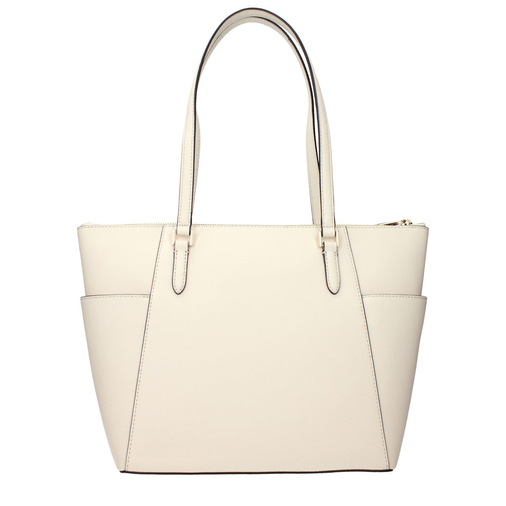 Michael Kors Beige Leather Shoulder Bag - Luxury Boutique Co