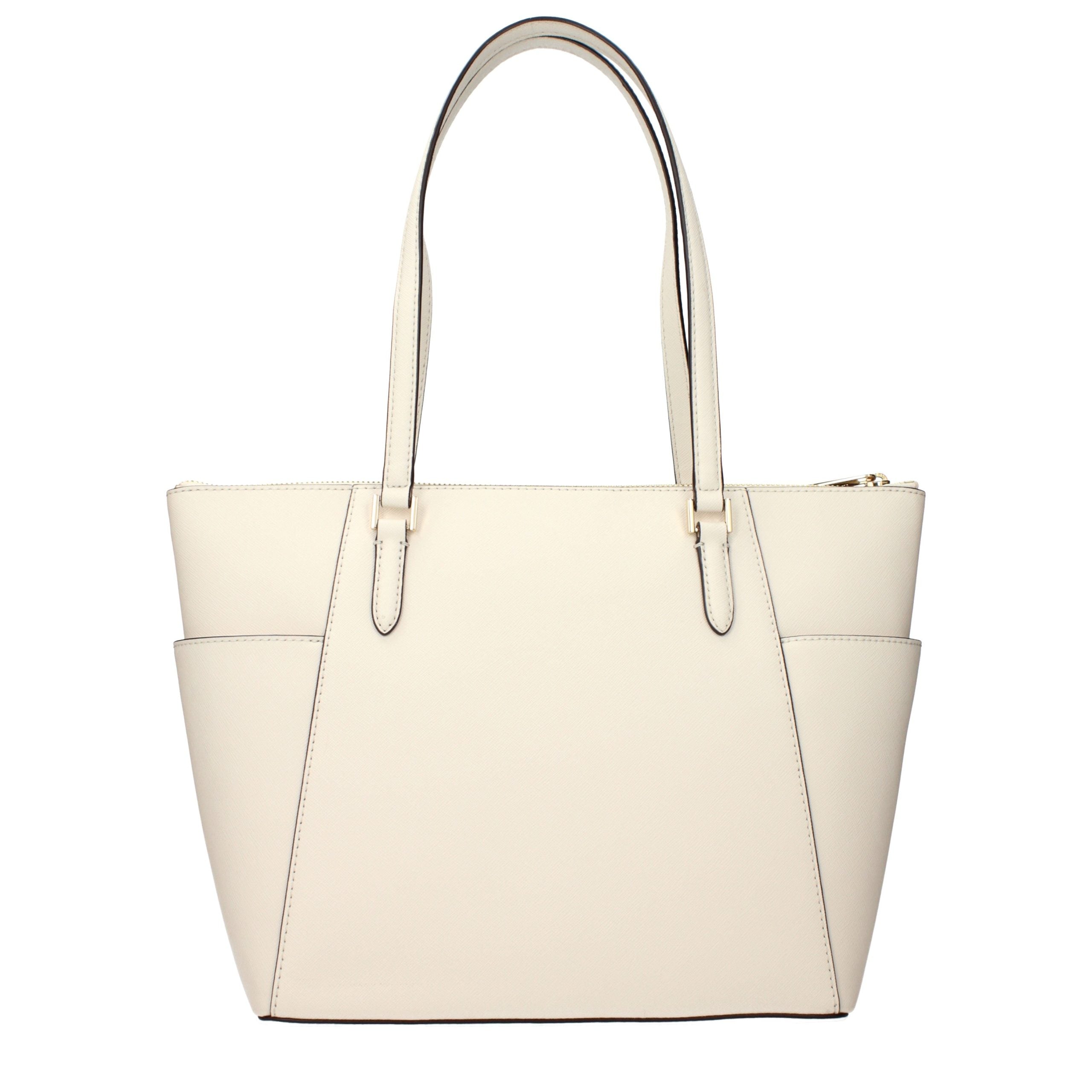 Michael Kors Beige Leather Shoulder Bag - Luxury Boutique Co