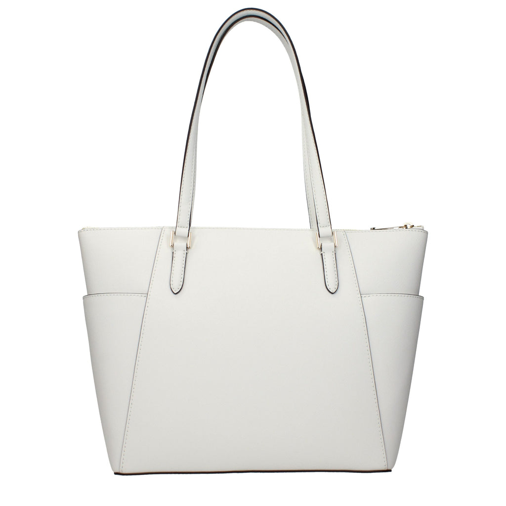 Michael Kors White Leather Shoulder Bag - Luxury Boutique Co