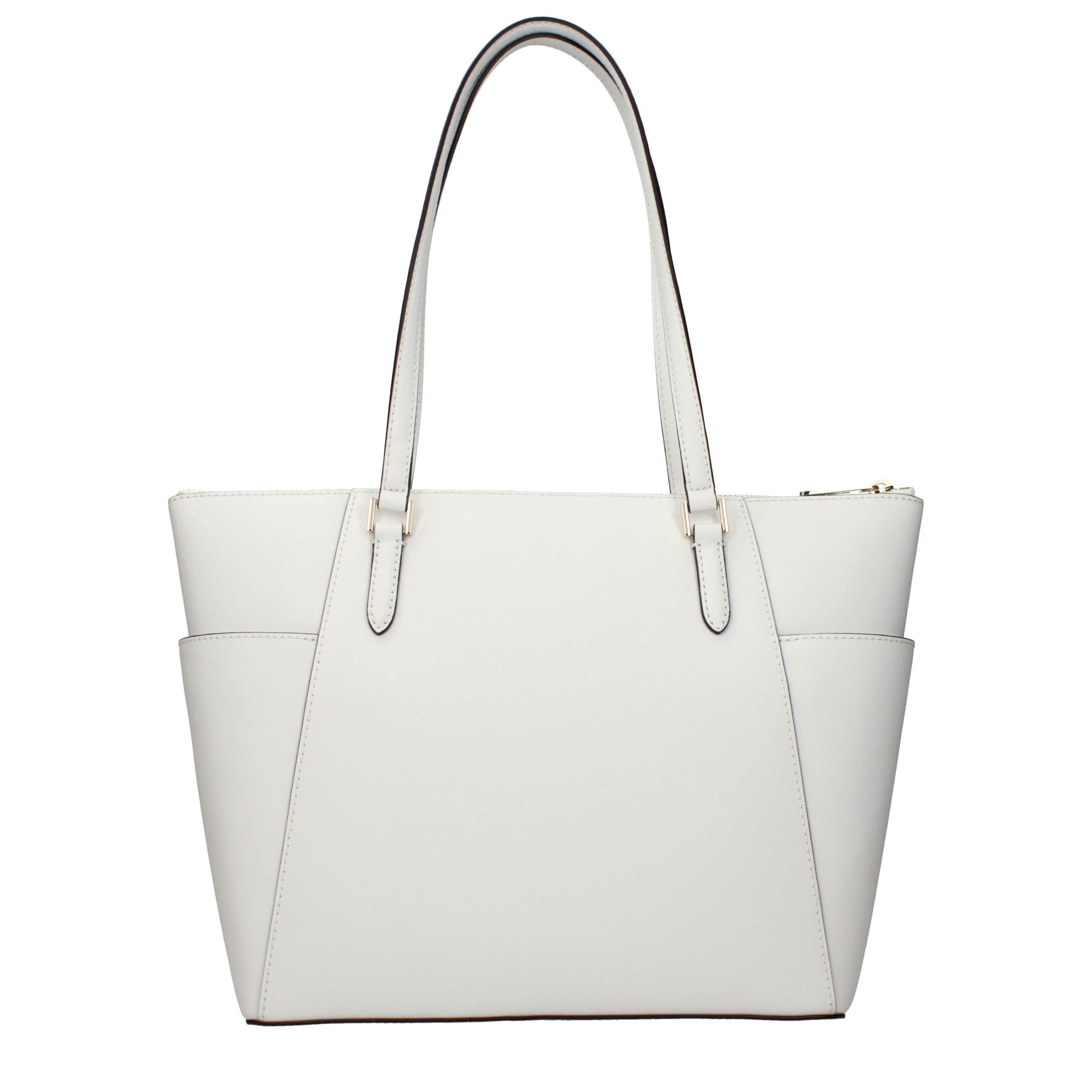 Michael Kors White Leather Shoulder Bag - Luxury Boutique Co