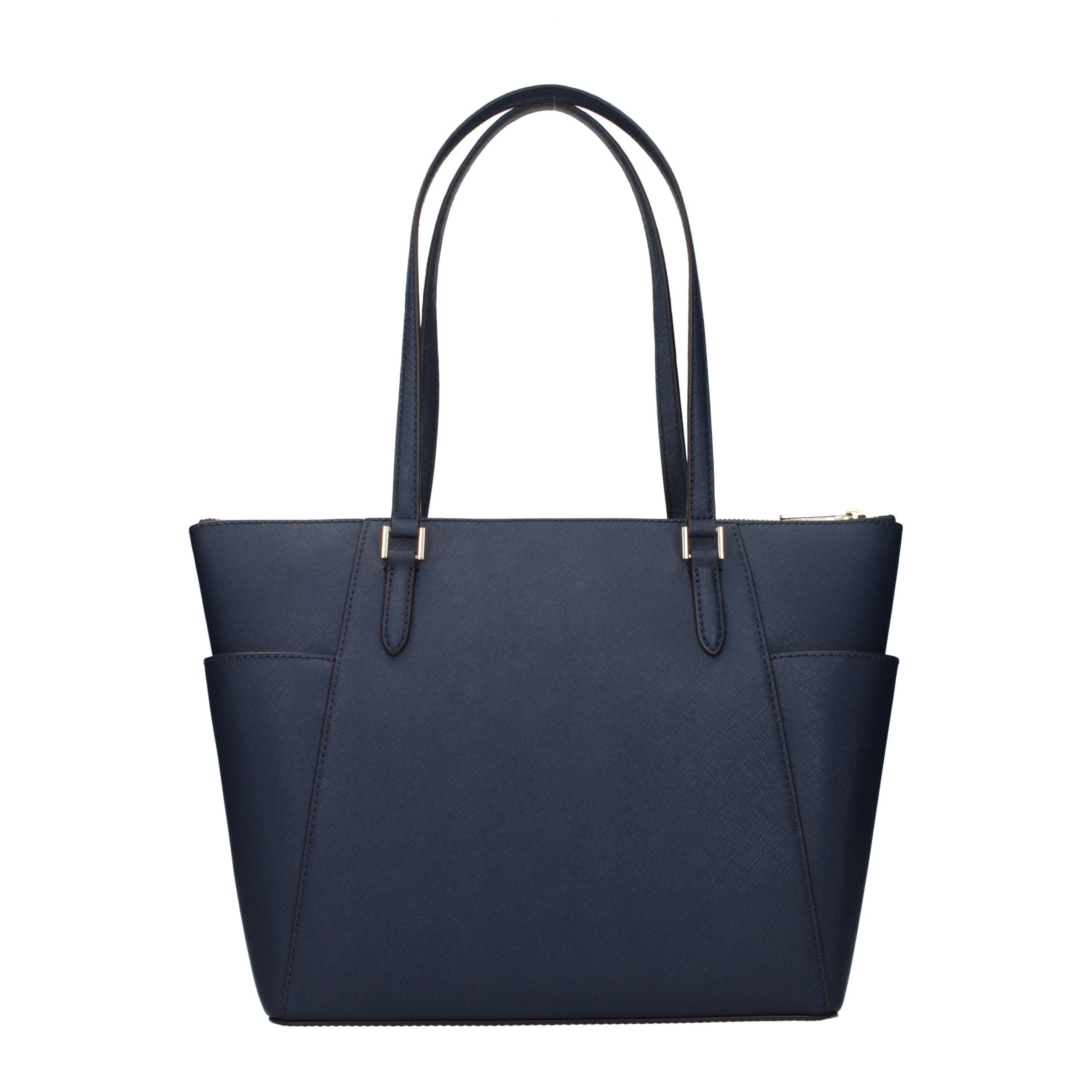 Michael Kors Blue Leather Shoulder Bag - Luxury Boutique Co