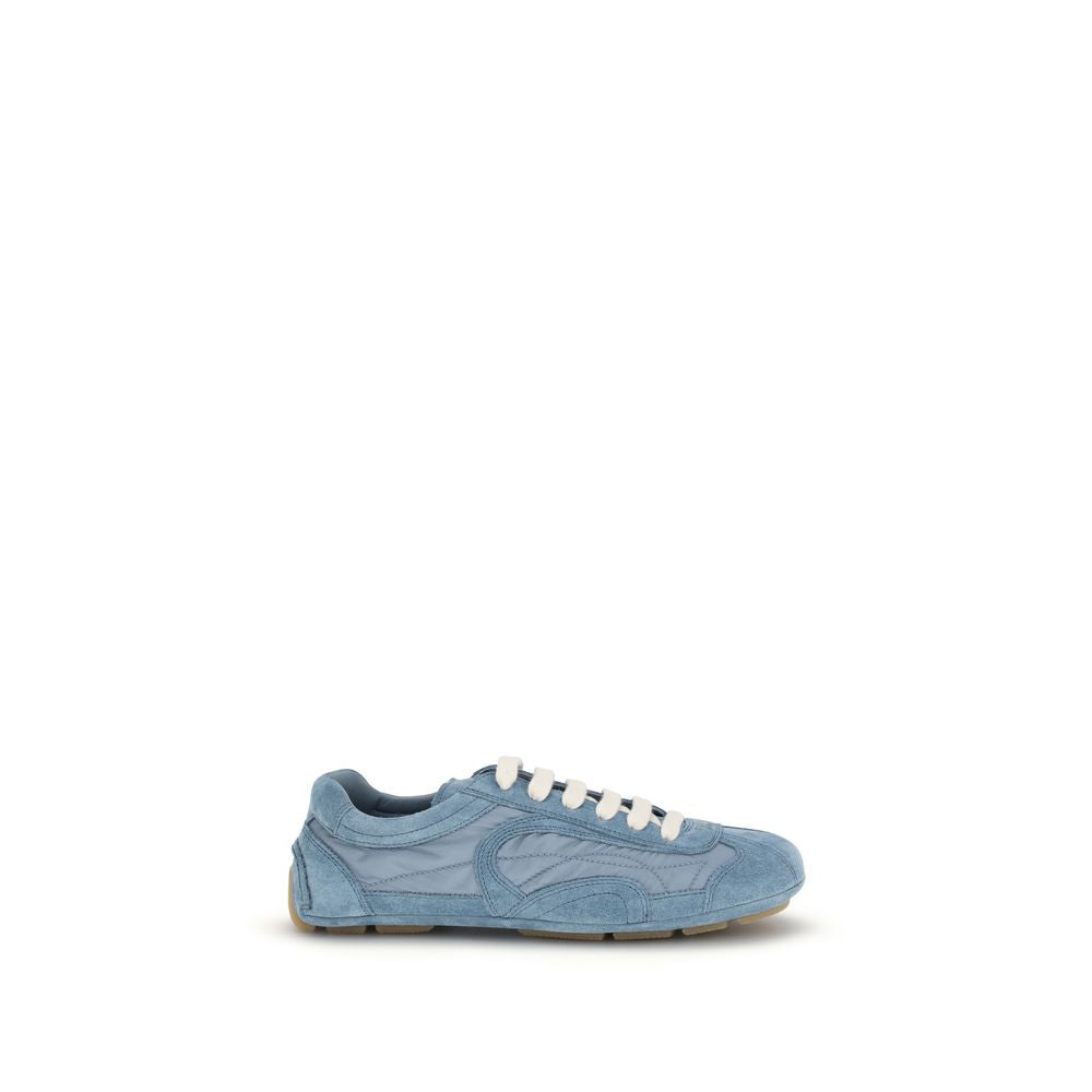 Prada Blue Lamb Ovis Aries Aries Athletic Sneakers - Luxury Boutique Co