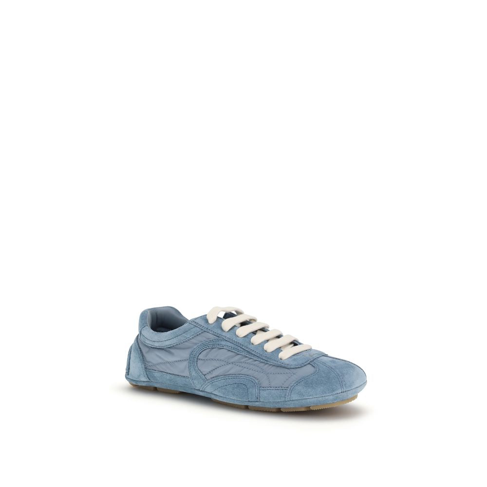 Prada Blue Lamb Ovis Aries Aries Athletic Sneakers - Luxury Boutique Co