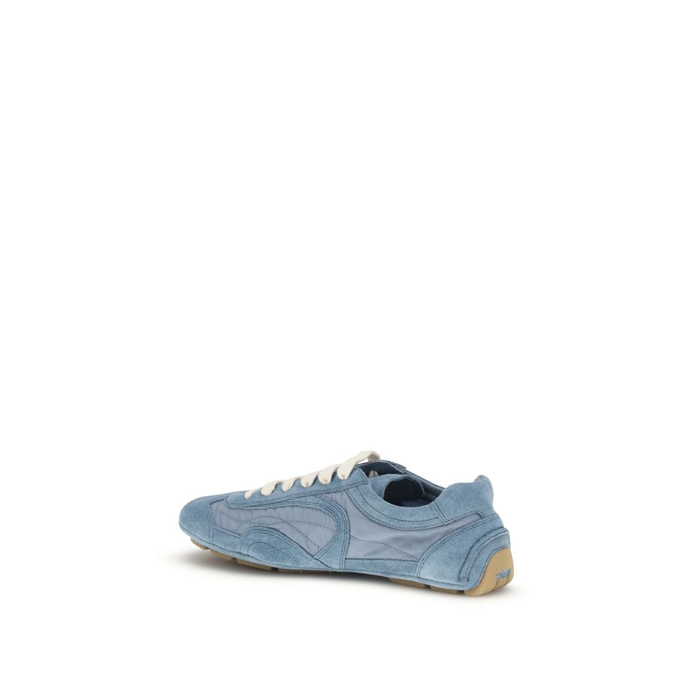 Prada Blue Lamb Ovis Aries Aries Athletic Sneakers - Luxury Boutique Co