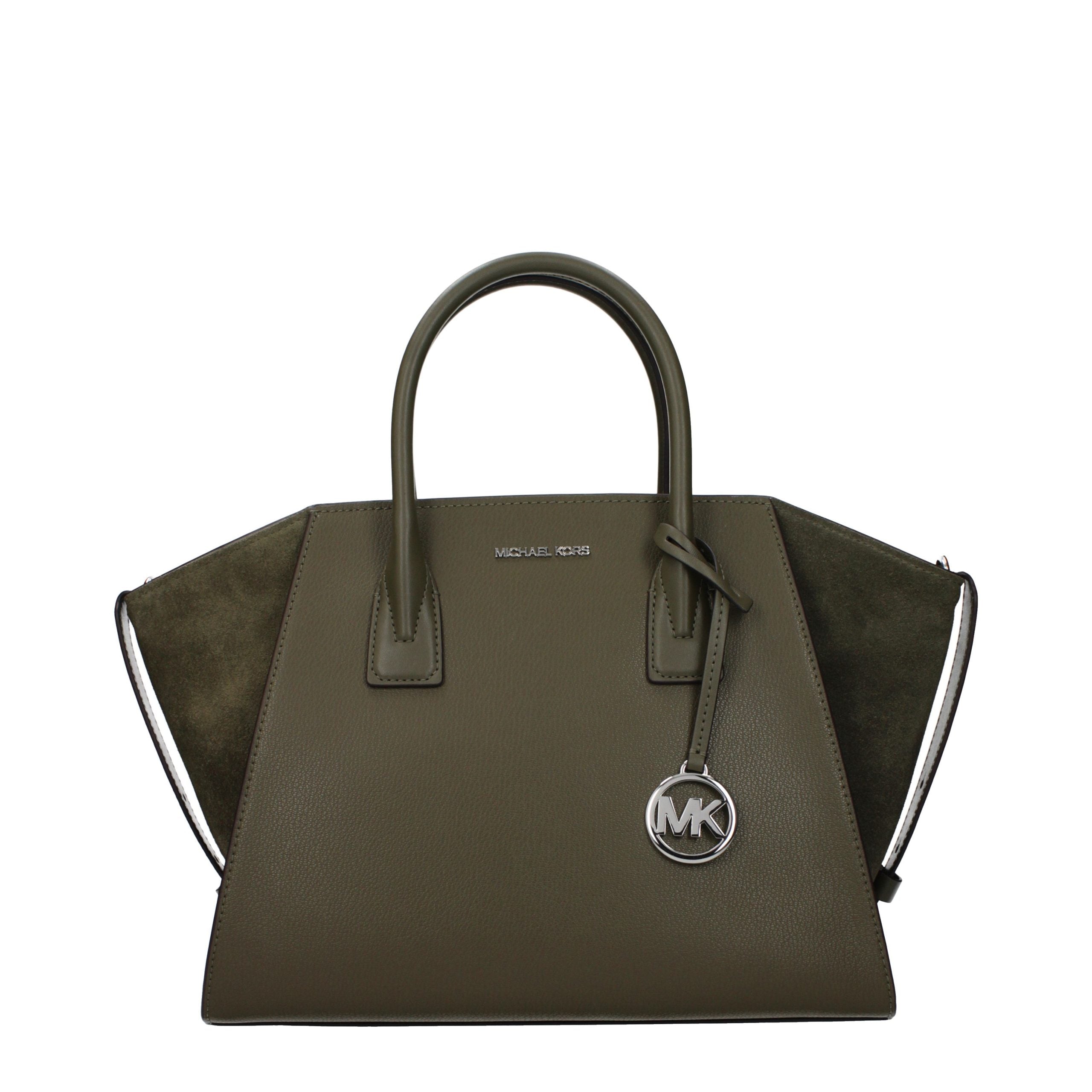 Michael Kors Green Leather Handbag - Luxury Boutique Co