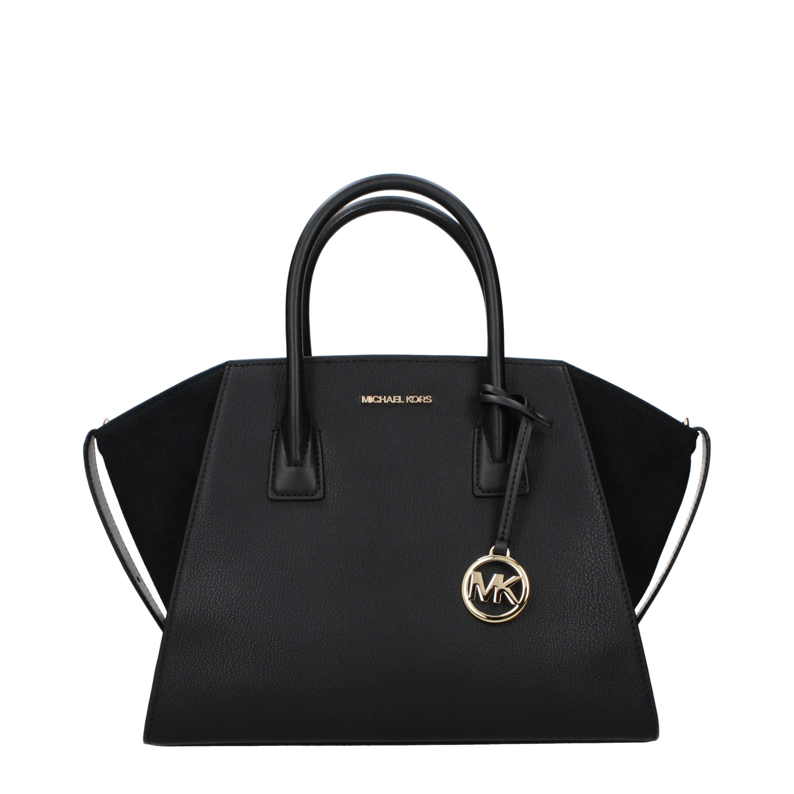 Michael Kors Black Leather Handbag - Luxury Boutique Co