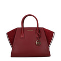 Michael Kors Red Leather Handbag - Luxury Boutique Co