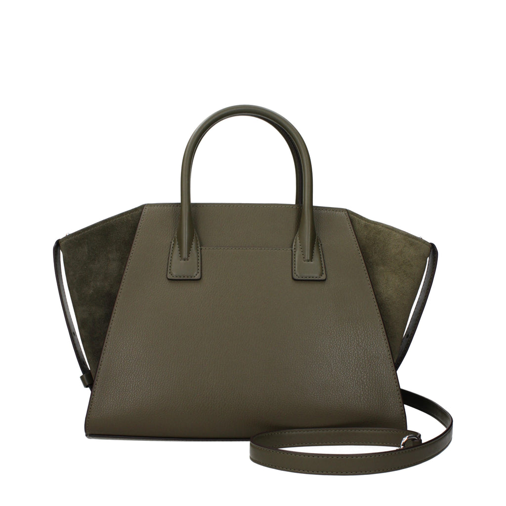 Michael Kors Green Leather Handbag - Luxury Boutique Co