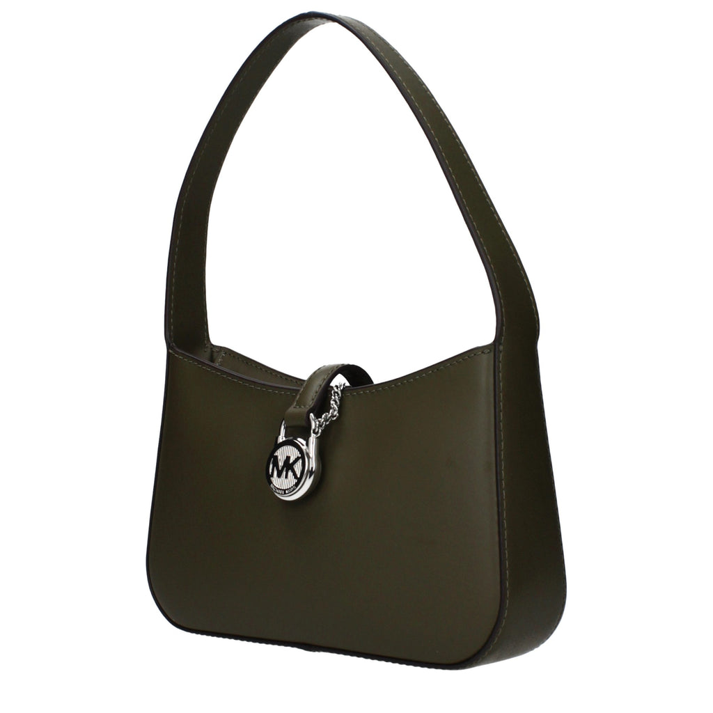 Michael Kors Green Leather Handbag - Luxury Boutique Co