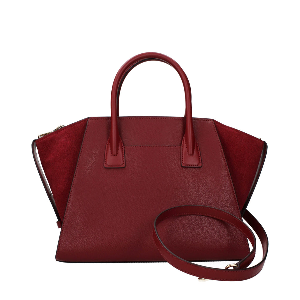 Michael Kors Red Leather Handbag - Luxury Boutique Co
