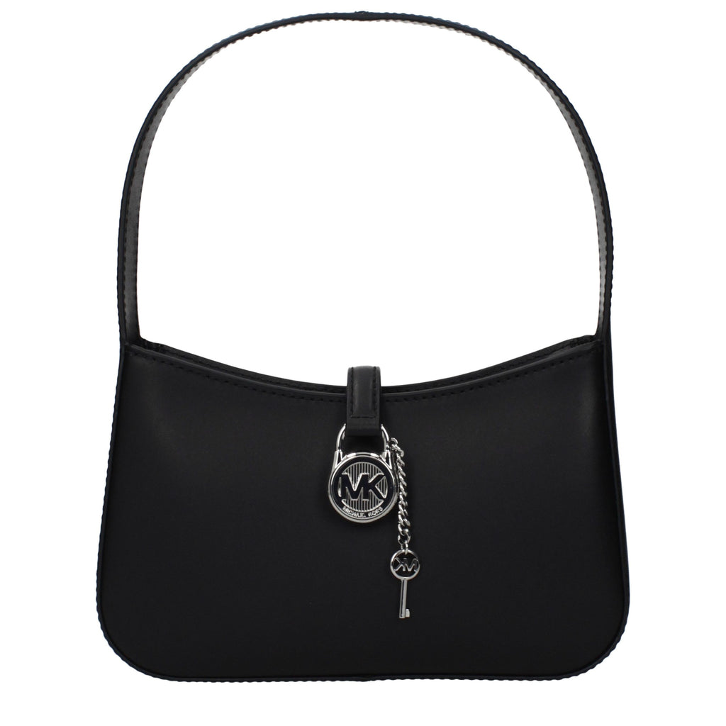 Michael Kors Black Leather Handbag - Luxury Boutique Co