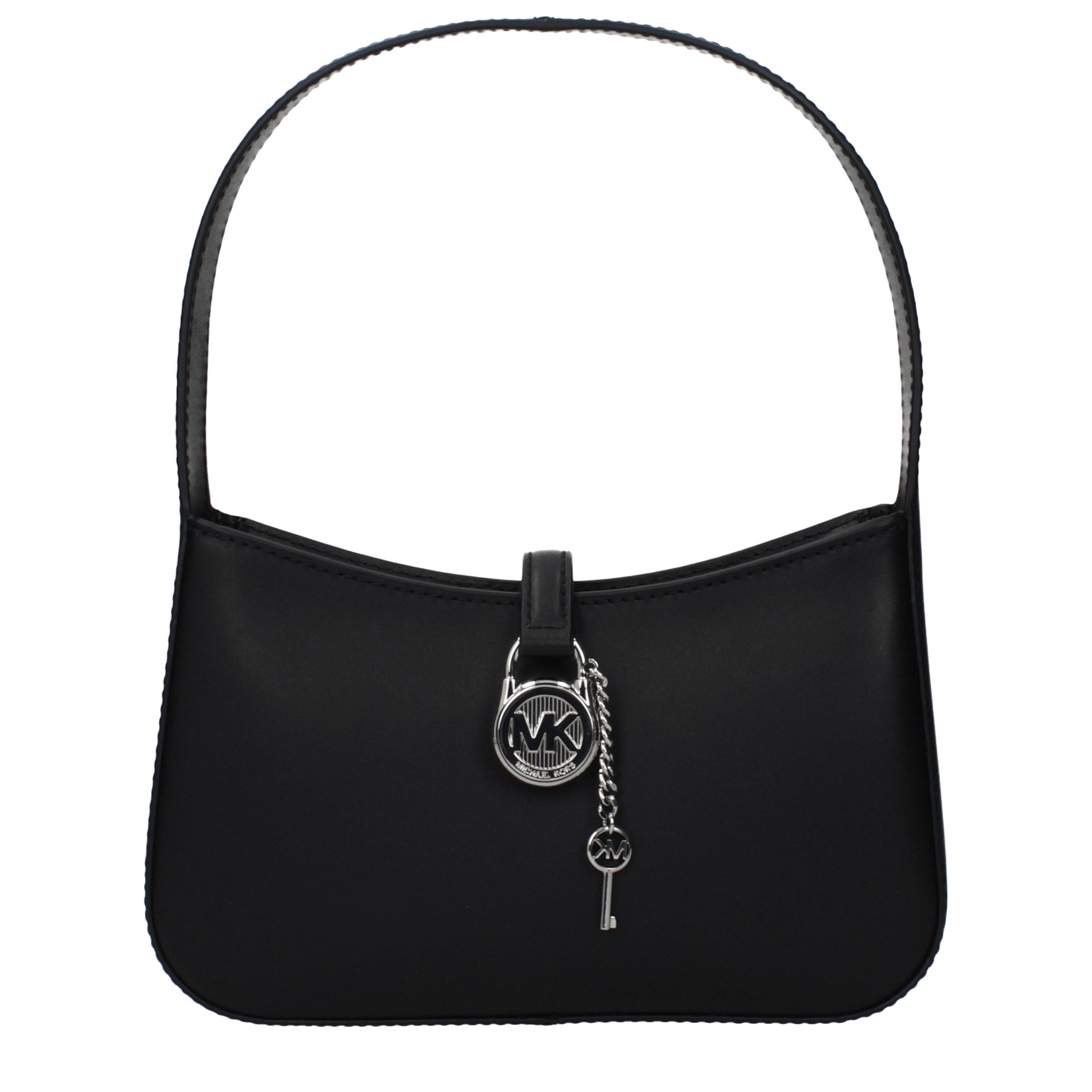 Michael Kors Black Leather Handbag - Luxury Boutique Co