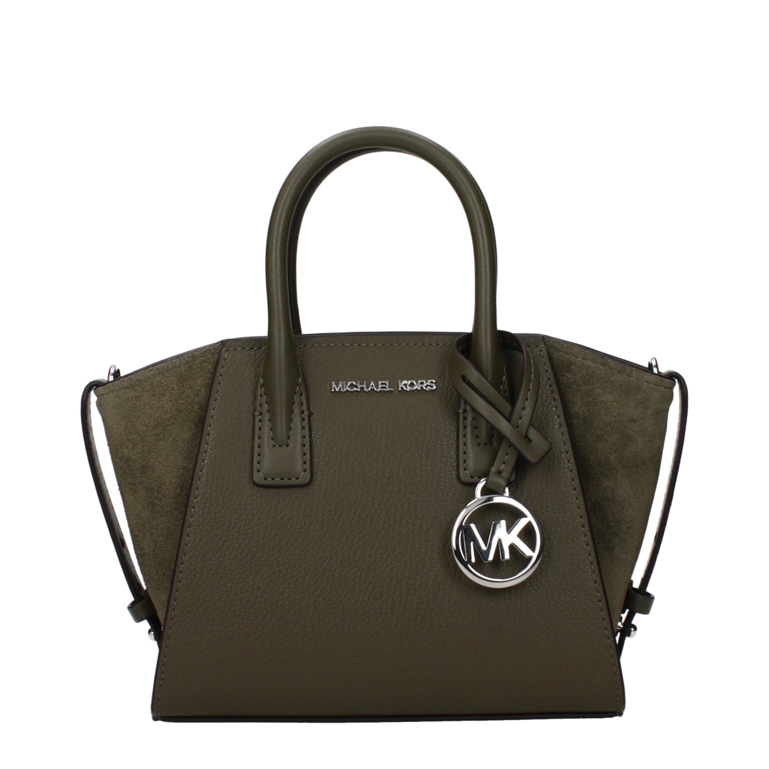 Michael Kors Green Leather Handbag - Luxury Boutique Co